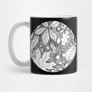 Inktober Autumn Leaves Mug